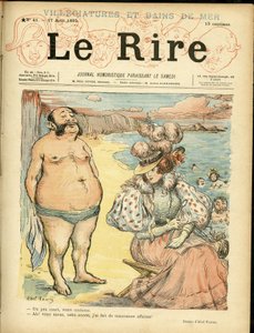 Illustration von Abel Faivre (1867-1945) für das Cover von Le Rire