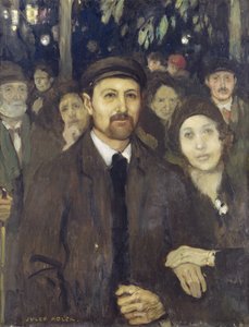 Ein Abend im Café Victor von Jules Adler