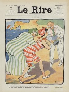 Am Meer. Illustration für Le Rire