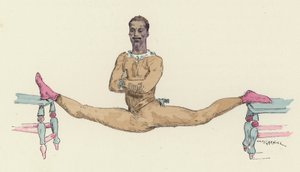 Turner macht den Spagat von Jules Arsene (after) Garnier