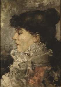Porträt von Sarah Bernhardt (1844-1923) von Jules Bastien Lepage