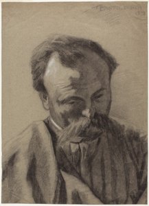 Selbstporträt, ca. 1877 von Jules Bastien Lepage