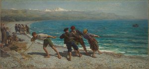Fischer in Menton von Jules Breton