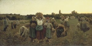 Der Rückruf der Ährenleserinnen von Jules Breton