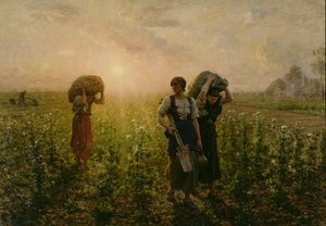 Das Ende des Arbeitstages, 1886-87