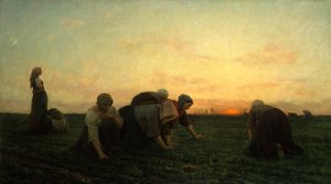 Die Unkrautjäten, 1868