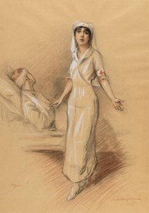 Krankenschwester und Patient