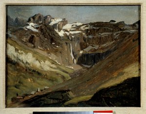 Der Zirkus von Gavarnie in den Pyrenäen von Jules Dupré