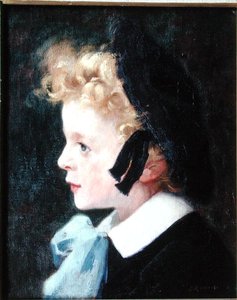 Porträt von Marcel Renoux, Sohn des Malers