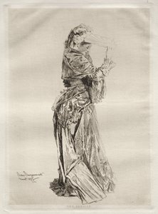 Eine Genuesin, 1877 von Jules Ferdinand Jacquemart
