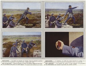 Grenadiere, Grenadiere, auf der Hut, eine Granate