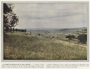 Das Schlachtfeld am linken Ufer von Jules Gervais Courtellemont