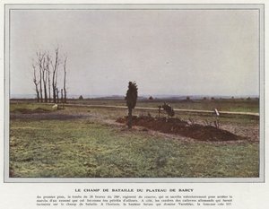 Das Schlachtfeld des Plateaus von Barcy