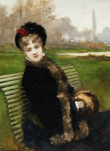 Die Parkbank von Jules James Rougeron