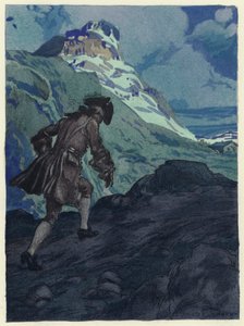 Illustration für die Memoiren von Casanova von Jules Marie Auguste Leroux