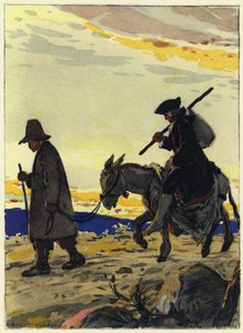 Illustration für die Memoiren von Casanova von Jules Marie Auguste Leroux
