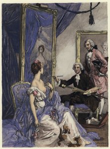 Illustration für die Memoiren von Casanova