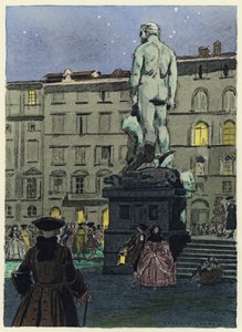 Illustration für die Memoiren von Casanova von Jules Marie Auguste Leroux