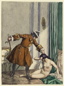Illustration für die Memoiren von Casanova