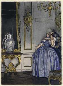 Illustration für die Memoiren von Casanova von Jules Marie Auguste Leroux