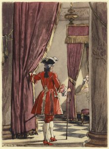 Illustration für die Memoiren von Casanova von Jules Marie Auguste Leroux