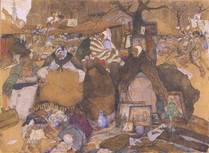 Der Alte Markt in Gent von Jules de Bruycker