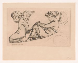 Psyche fesselt Amor von Jules de Goncourt
