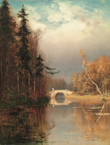 Park im Herbst, 1893 von Juli Julievich Klever
