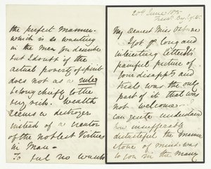 Autographenbrief, 20. Juni 1875 von Julia Margaret Cameron