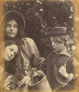 Elizabeth Keown, Kate Keown und Freddy Gould, ca. 1866-1868