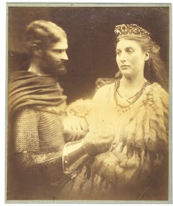 Lancelot und Guinevere, um 1873 von Julia Margaret Cameron