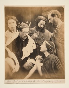 Königin Philippa bittet für die Bürger von Calais von Julia Margaret Cameron