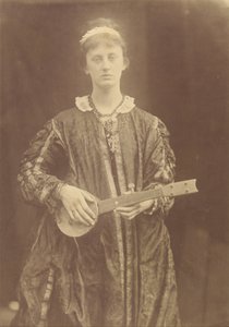 Tränen aus der Tiefe einer göttlichen Verzweiflung steigen im Herzen auf und sammeln sich in den Augen von Julia Margaret Cameron