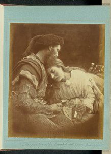 Der Abschied von Sir Lancelot und Königin Guinevere von Julia Margaret Cameron