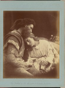 Der Abschied von Sir Lancelot und Königin Guinevere von Julia Margaret Cameron