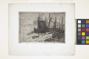 Boote in Port Erin - Isle of Man von Julian Alden Weir