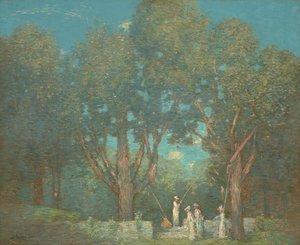 Die Rückkehr der Fischereipartei 1906 von Julian Alden Weir