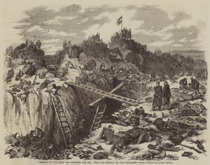 Bergung der Toten und Verwundeten am Tag nach dem Angriff auf den Malakhoff von Julian Portch