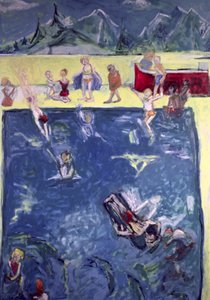 Schwimmer in Wengen
