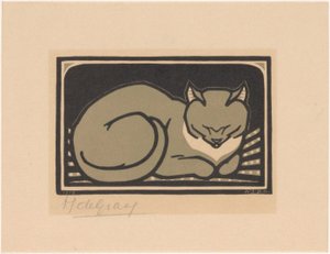 Schlafende Katze