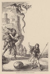 Brunhild kämpft mit Gunther