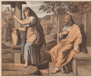 Christus und die Frau von Samaria, Johannes IV von Julius (after) Schnorr von Carolsfeld