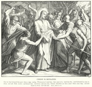Christus wird verraten von Julius (after) Schnorr von Carolsfeld