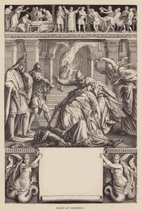 Das Nibelungenlied: Tod von Kriemhild von Julius (after) Schnorr von Carolsfeld