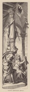 Hagens perfider Rat (Stich) von Julius (after) Schnorr von Carolsfeld