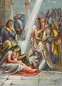 Die drei Weisen von Julius (after) Schnorr von Carolsfeld