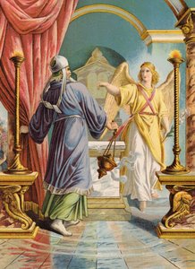 Zacharias im Tempel