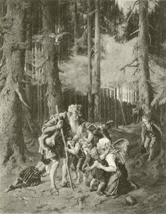 Der treue Eckart (Gravur) von Julius Adam