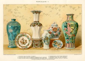 Asiatische Porzellane von Julius Bien, ca. 1880 von Julius Bien