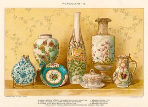 Europäische Porzellane von Julius Bien, ca. 1880 von Julius Bien